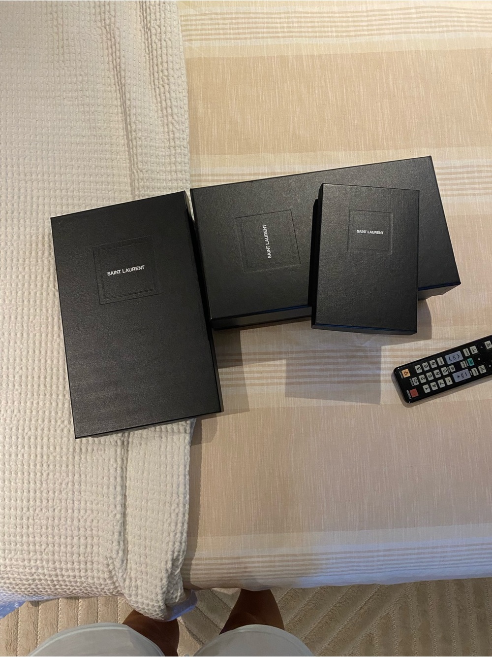 Saint Laurent Black Branded Presentation Box Quartet